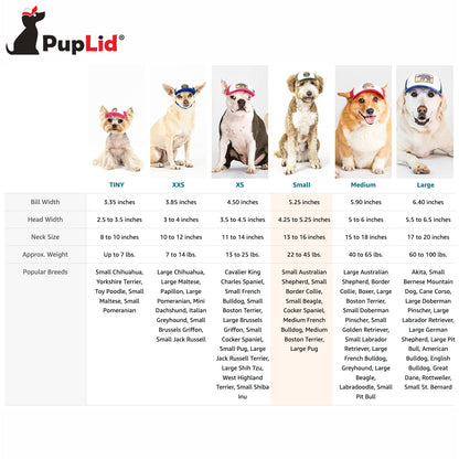 PupLid Sunset Designs | Size Small Dog Hat